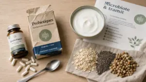 Probiotiques pour maigrir : microbiote et transit digestif