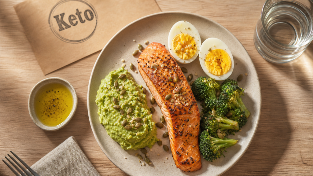 Recette keto : saumon, avocat et œufs pour rester en cétose
