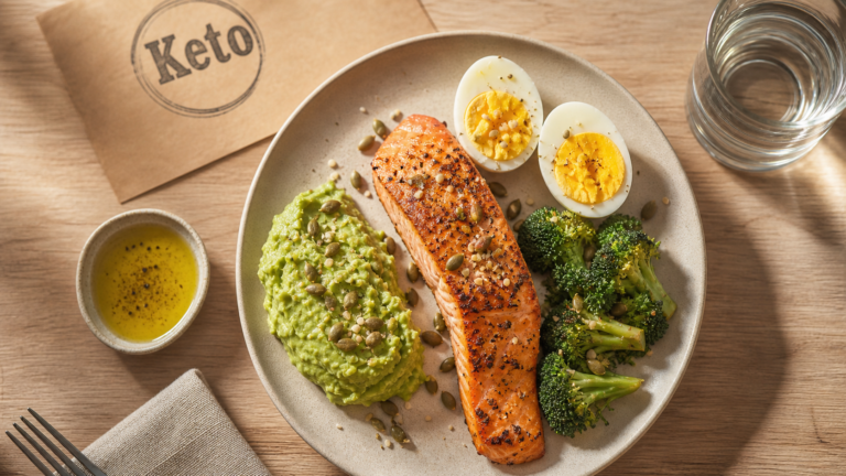 Recette keto : saumon, avocat et œufs pour rester en cétose