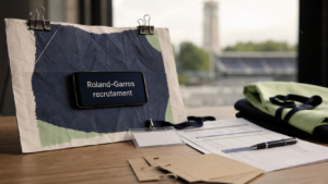 Roland garros recrutement FFT et prestataires