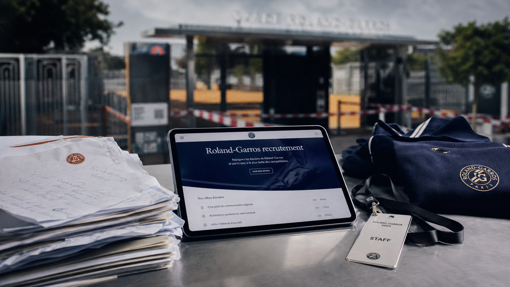 Roland Garros recrutement : offres emploi FFT et prestataires
