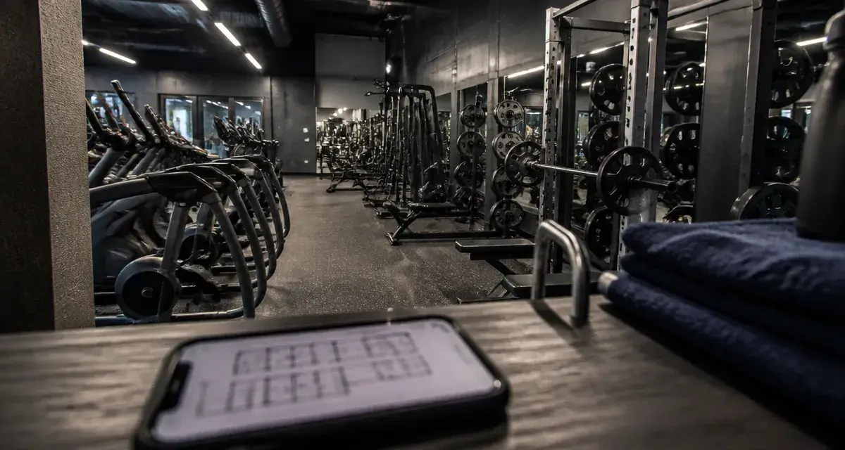 ONE Fitness Strasbourg : couloir cardio et musculation, plan de salle