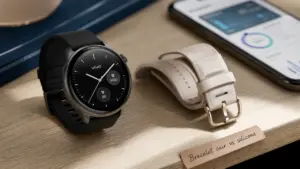 vivo fitness band : bracelet cuir vs silicone sur vivo Watch 3