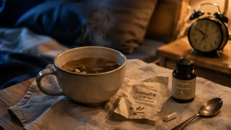 Compléments alimentaires pour dormir : mélatonine, tisane et gélules