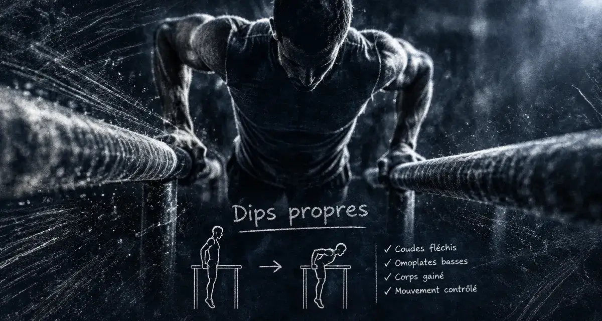 Dips musculation : pectoraux ou triceps