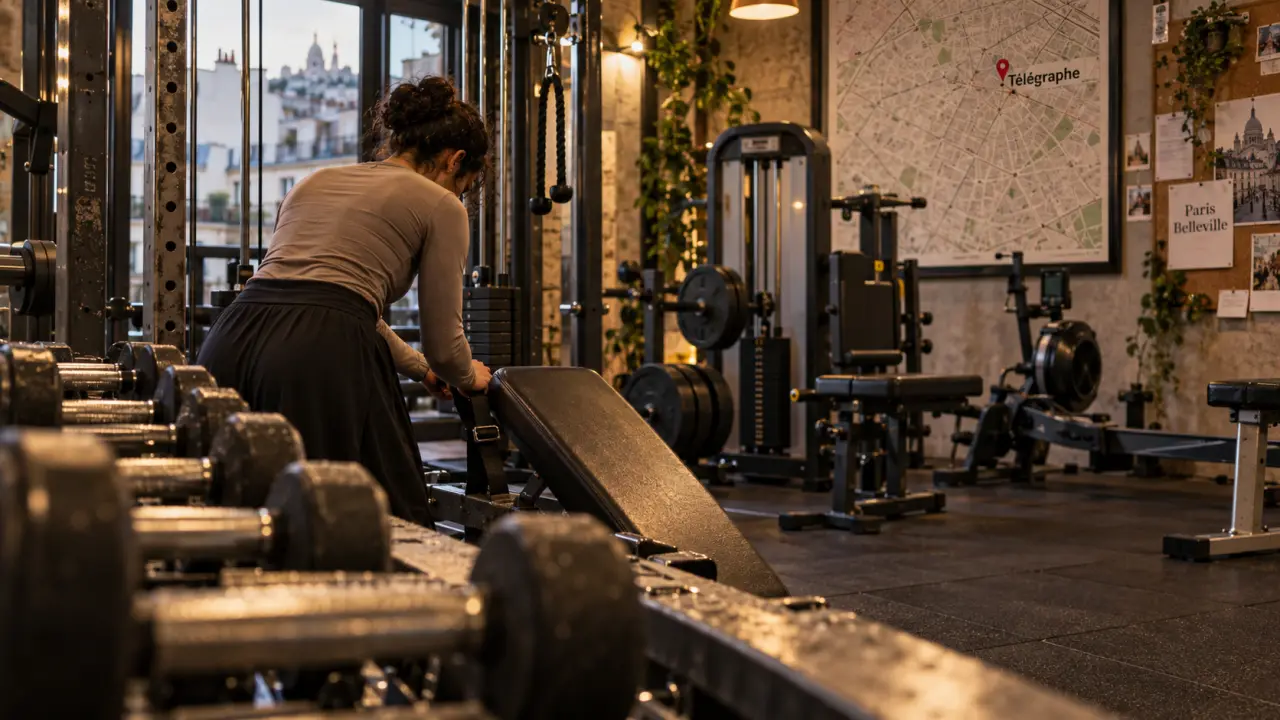 Fitness park salle de sport Belleville : salle près du métro Télégraphe