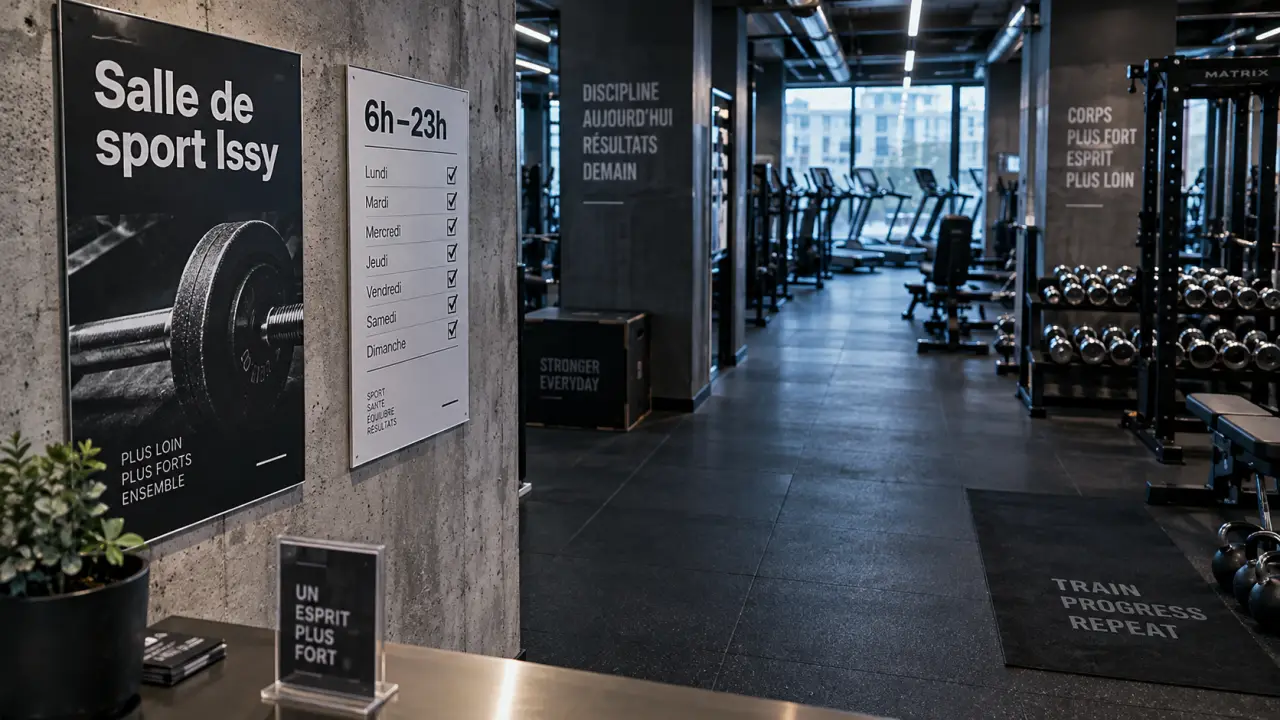 Salle de sport issy les moulineaux fitness park : entrée et horaires 6h–23h