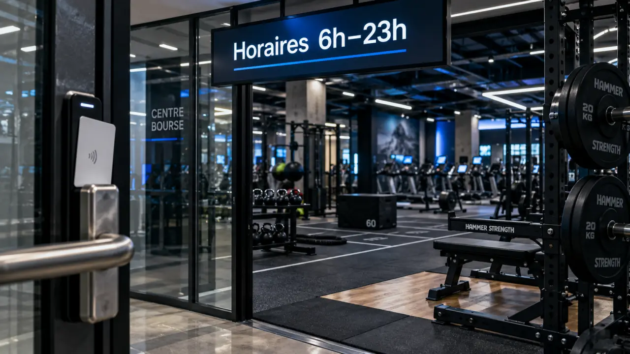 Salle de sport Marseille 1 Fitness Park Bourse, horaires 6h–23h, entrée et machines