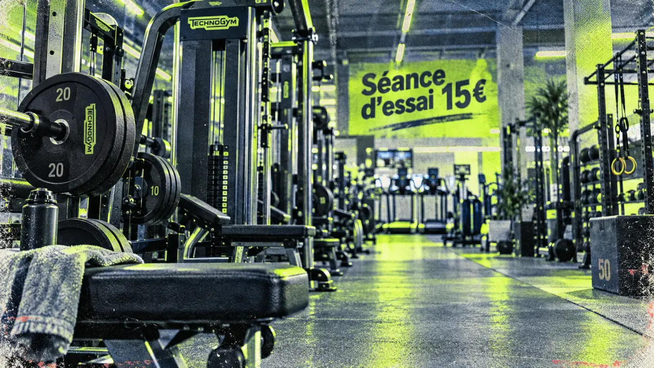 Salle de sport Nice Jean Médecin Fitness Park : machines et zone musculation 1 950 m²