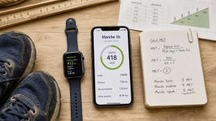 1h de marche calorie : calories brûlées selon le poids