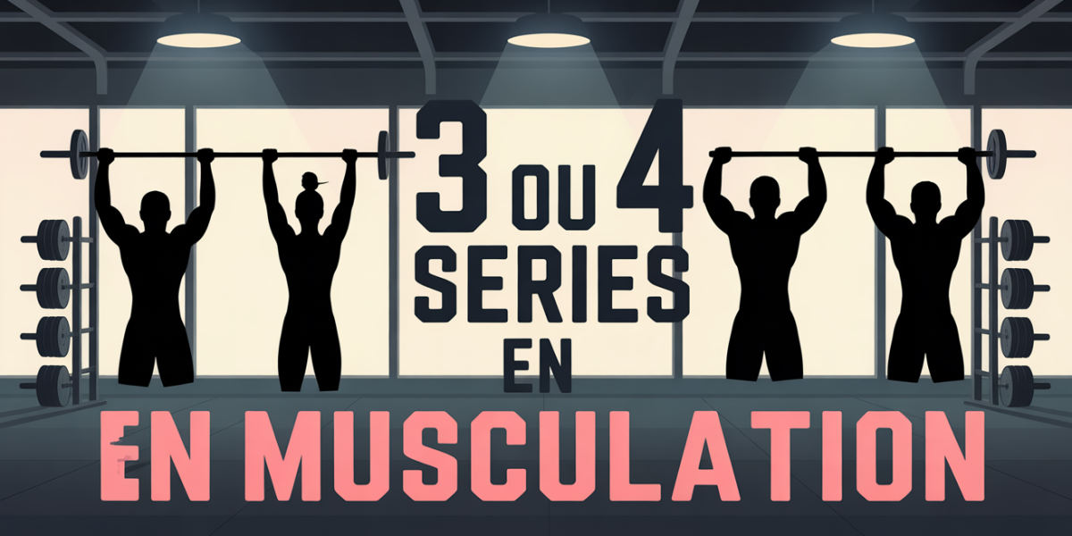 3 ou 4 series muscu silhouettes en salle