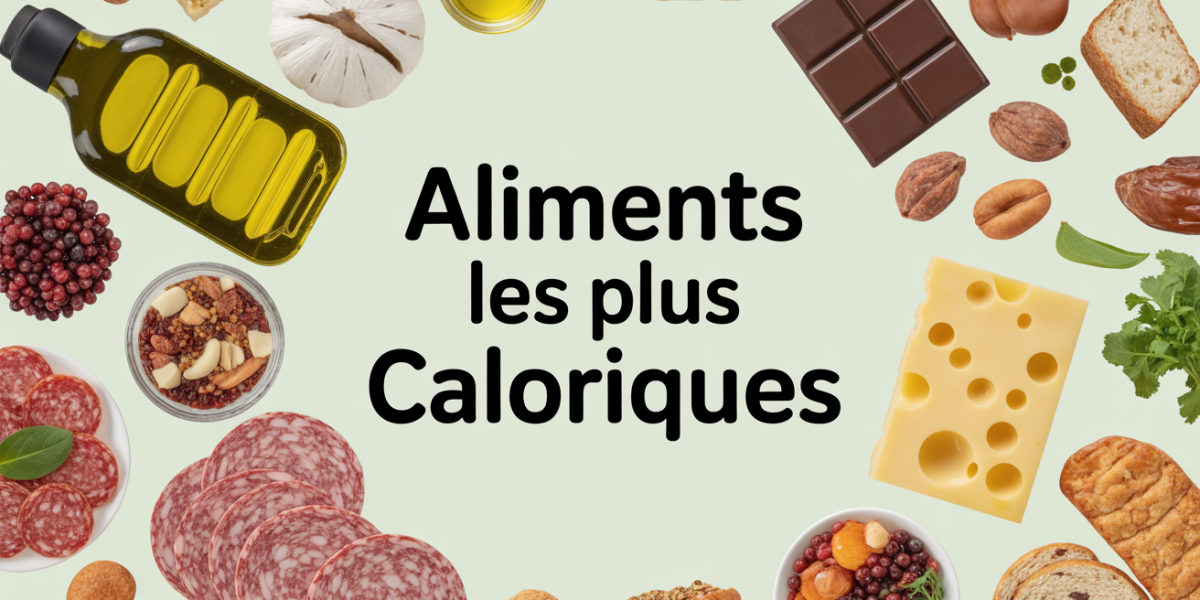 assiette variée avec aliments très caloriques