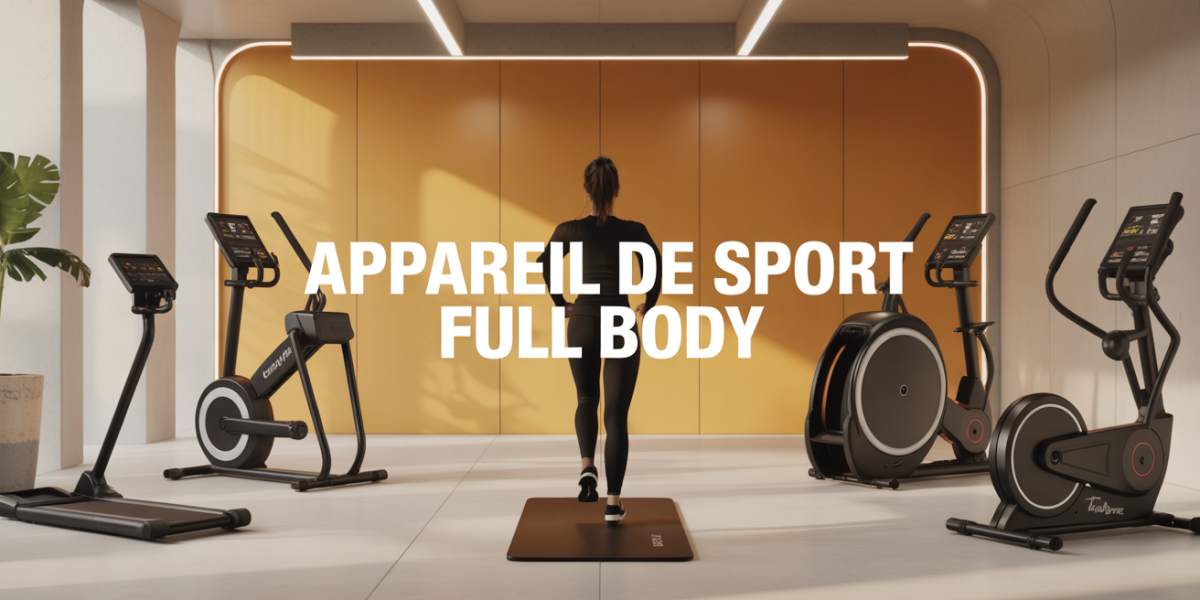 ensemble d'appareils de sport qui fait travailler tout le corps en intérieur