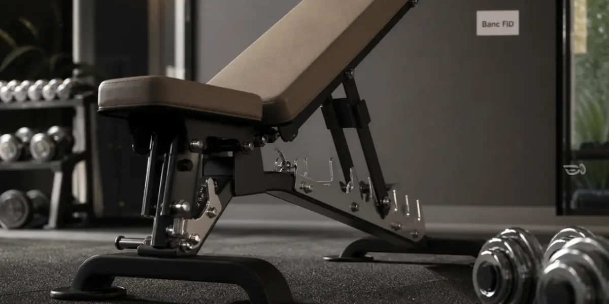 Banc de musculation FID stable et réglages visibles