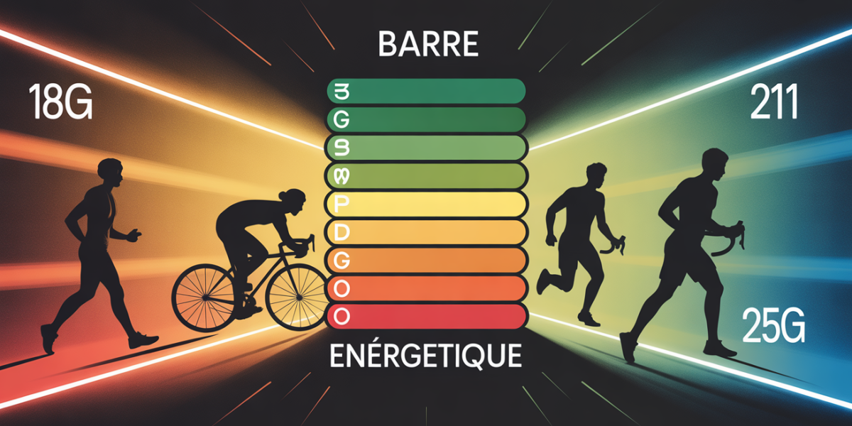 pack barres energetiques pour sportifs avec chiffres