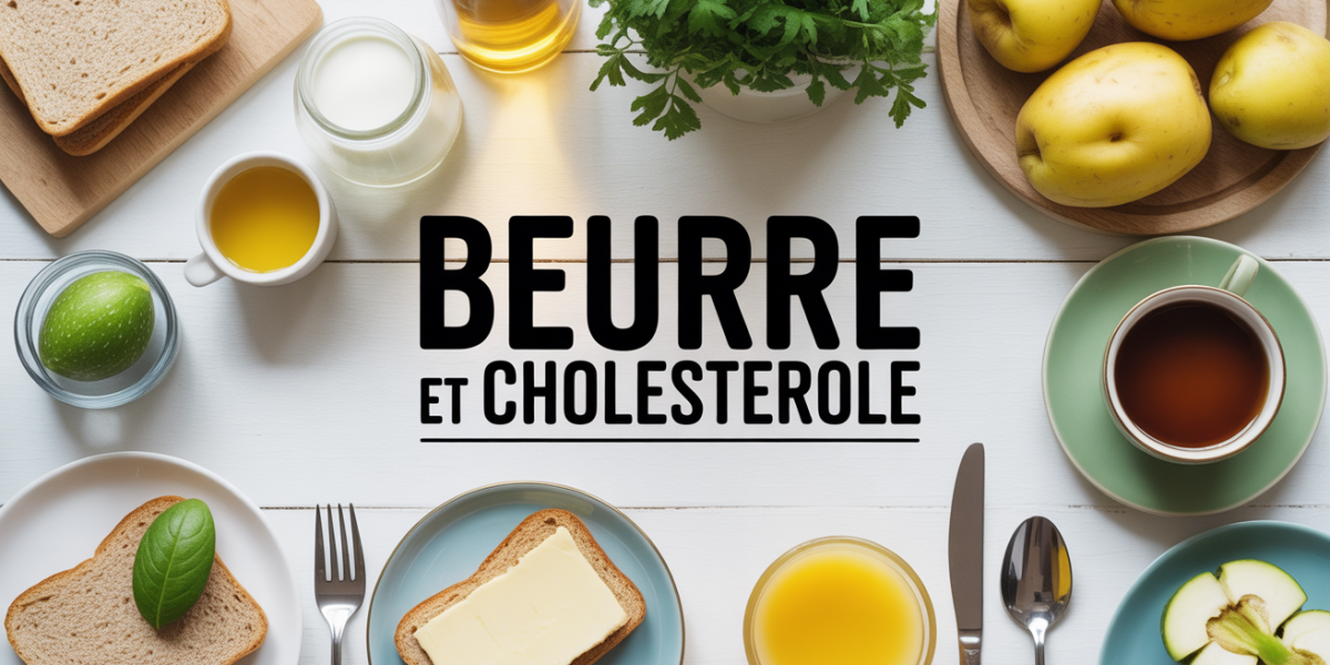 Petit dejeuner sain beurre cholesterol alternatives