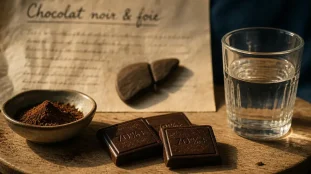 Bienfaits du chocolat noir sur le foie : 3 carrés quotidiens