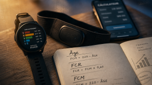 Calculer la frequence cardiaque : formule adaptée, montre et ceinture cardio