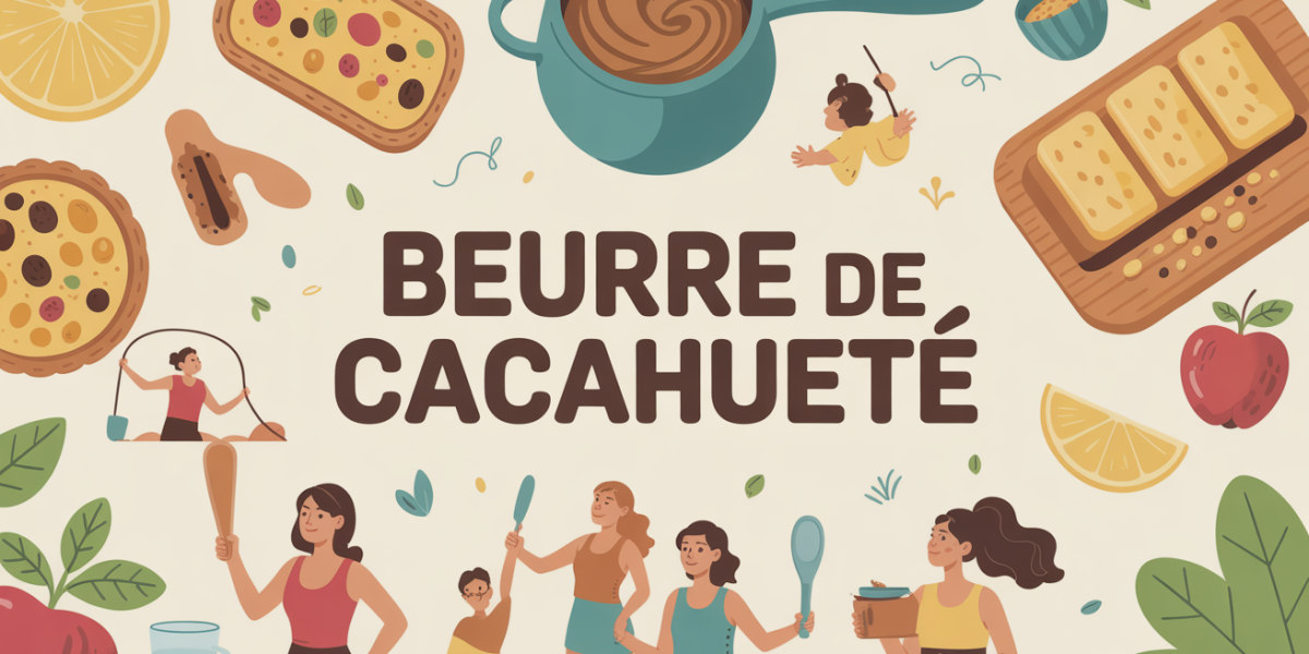 table beurre de cacahuete calorie sport famille