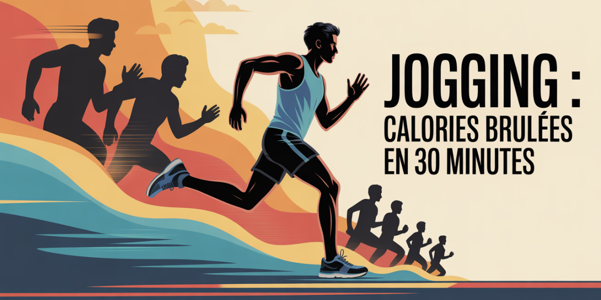 calories brulees jogging 30 minutes coureur stylise