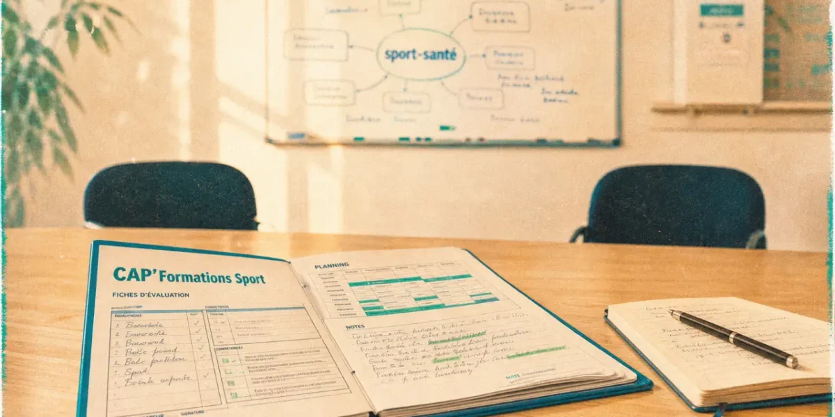 cap formation sport : dossier d’évaluation et planning en salle