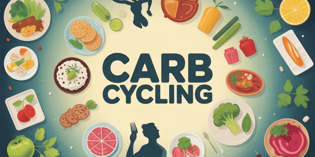 Illustration carb cycling assiette équilibrée alternance glucides