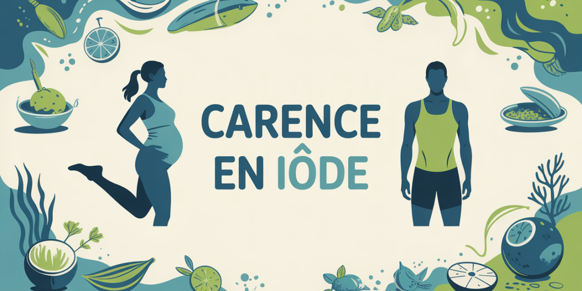 illustration carence en iode sportifs vegan grossesse