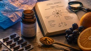 Compléments alimentaires anti oxydant contre le stress oxydatif pour la peau et le vieillissement