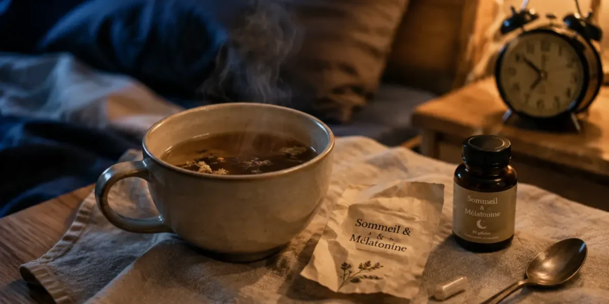 Compléments alimentaires pour dormir : mélatonine, tisane et gélules