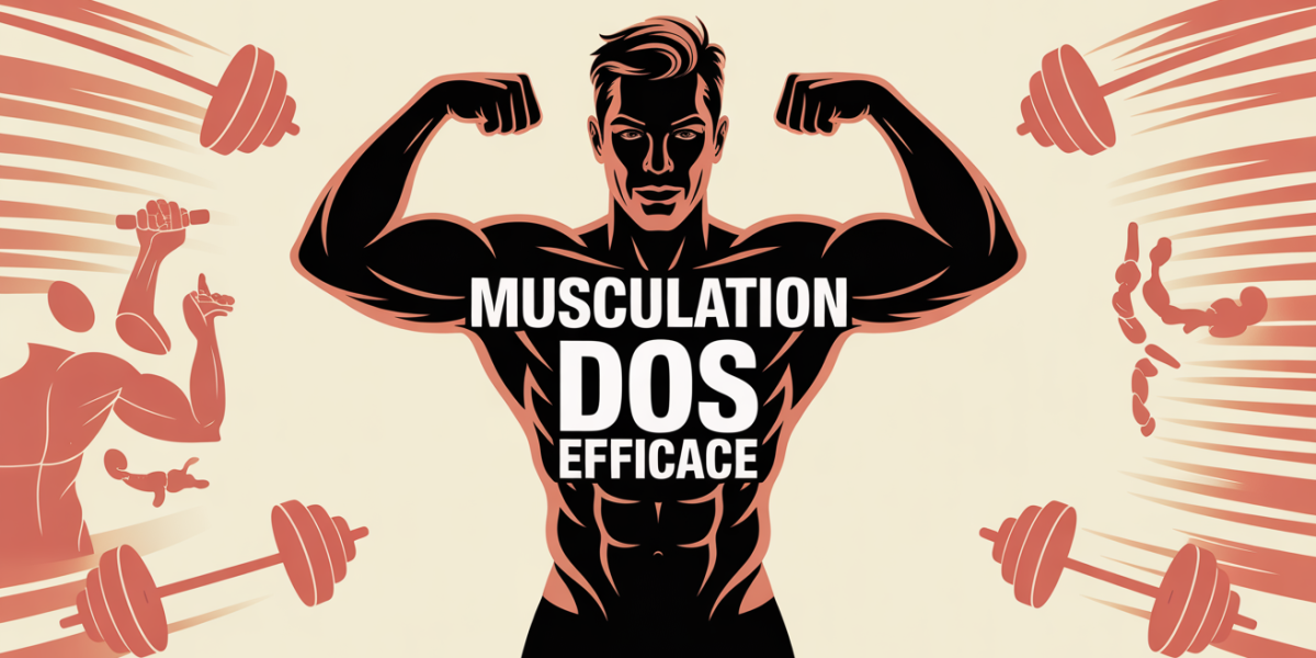illustration dos musculation homme