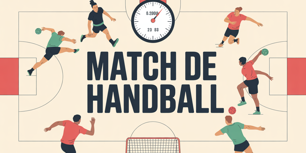 illustration terrain handball duree match