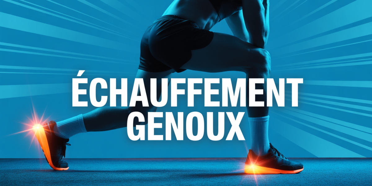 silhouette entrainement genoux mise en avant