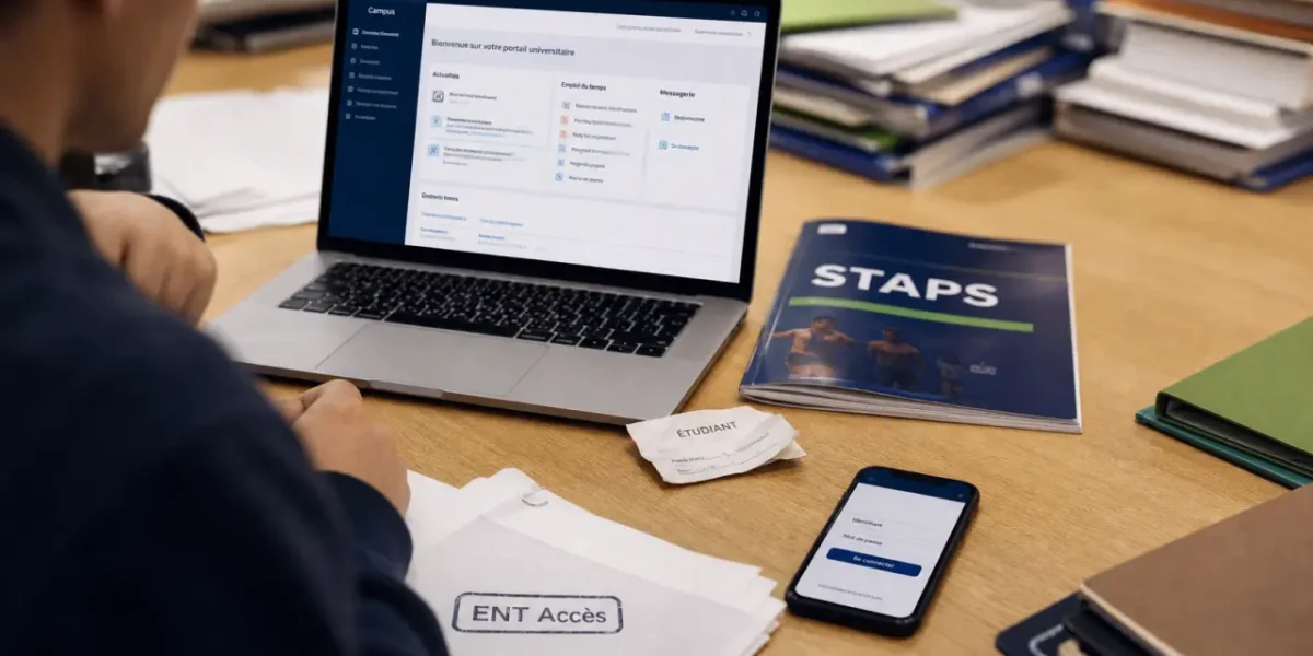 ent staps montpellier : accès officiel sur ordinateur et smartphone