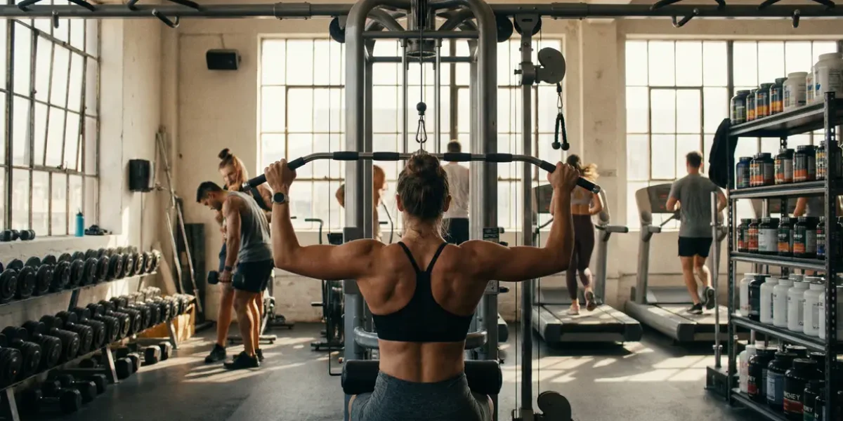 Sportive dos gym compléments brûleur de graisse motivation