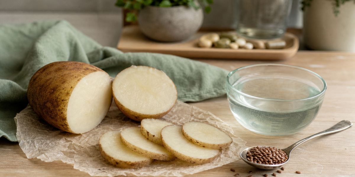 Fibre dans les pommes de terre, peau de pomme de terre