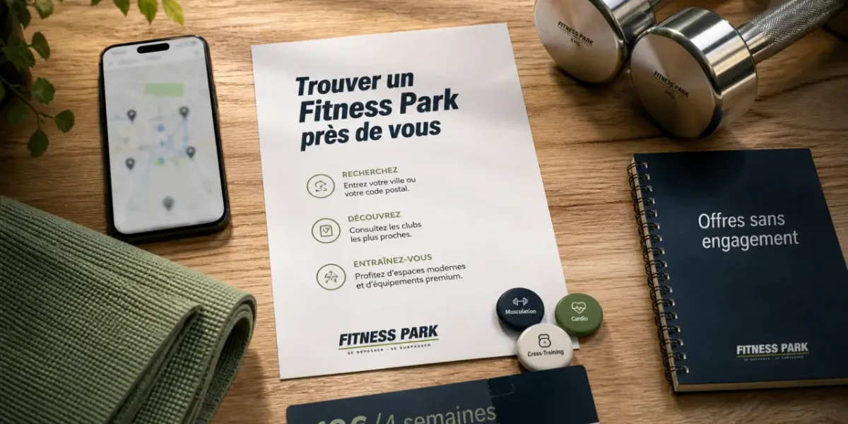 Fitness Park autour de moi : clubs proches et offres 19€/4 semaines