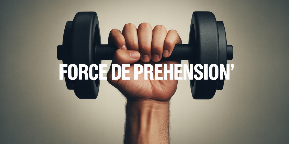 Main serrant un hand grip pour force de préhension