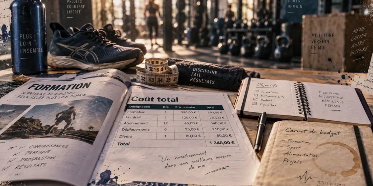 Formation coach sportif prix : coût total de la formation