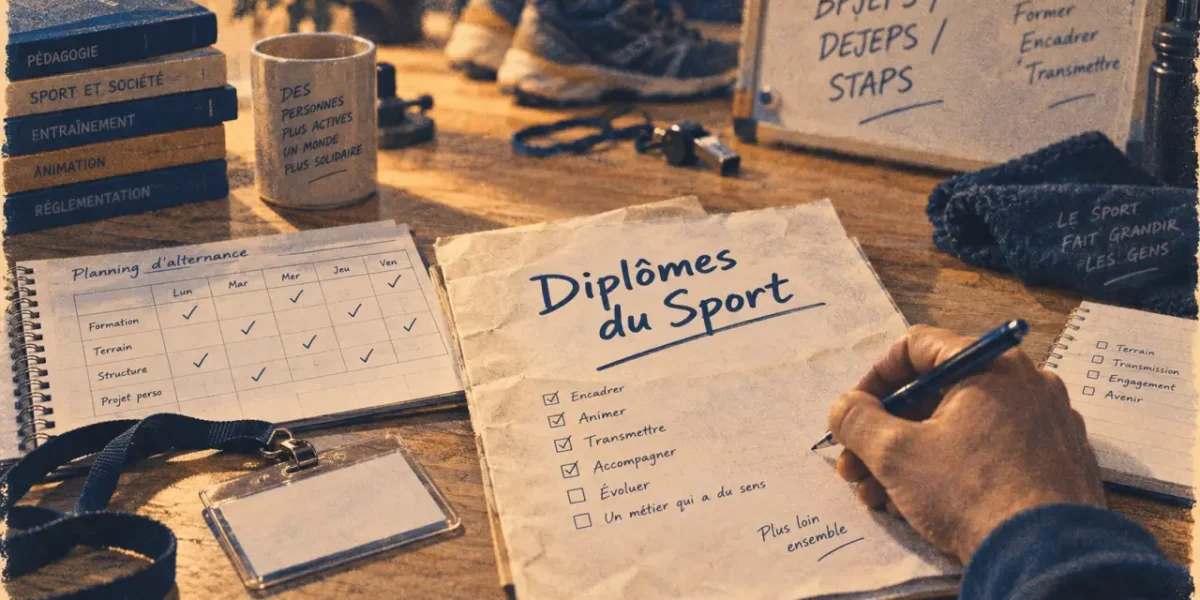 Formation aux métiers du sport : choix université, alternance ou terrain