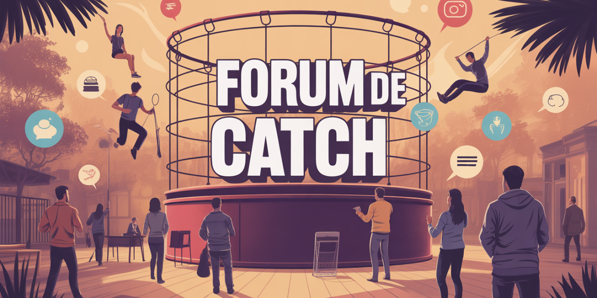 illustration forum de catch communauté dynamique