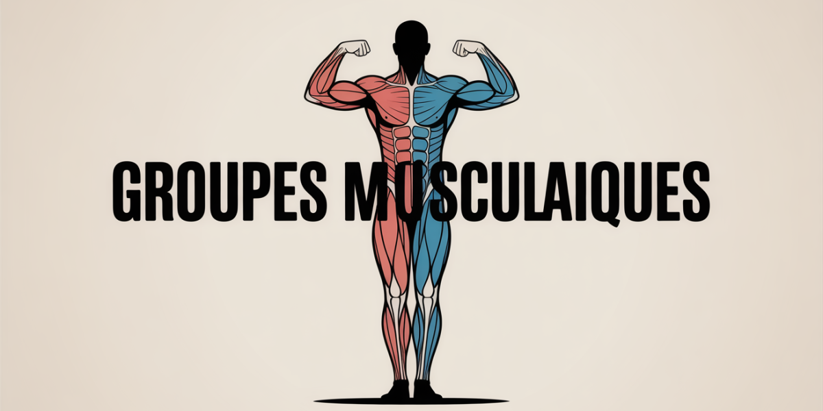Silhouette groupes muscle du corps sport