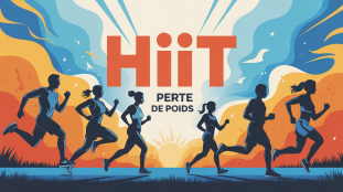 hiit perte de poids silhouettes dynamiques sport