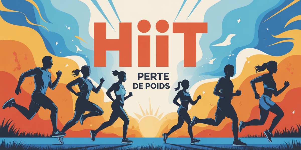 hiit perte de poids silhouettes dynamiques sport