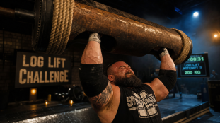 homme le plus muscle du monde : Ronnie Coleman, Phillip Heath ou Iron Biby, log lift en gymnase
