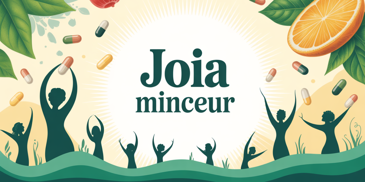 Gélules Joia Minceur avec éléments naturels et silhouettes minceur