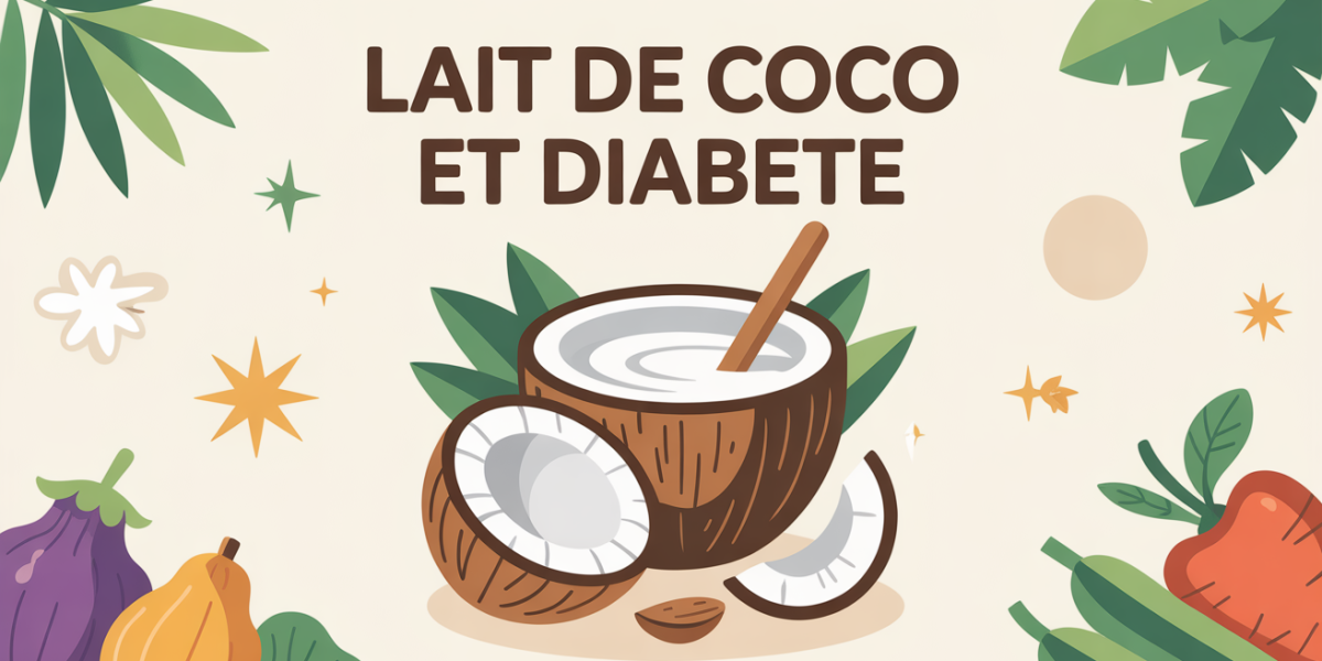 lait de coco et diabete bol noix de coco legumes