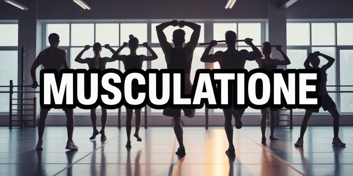 Salle de sport, silhouettes dynamiques, maigrir par la musculation