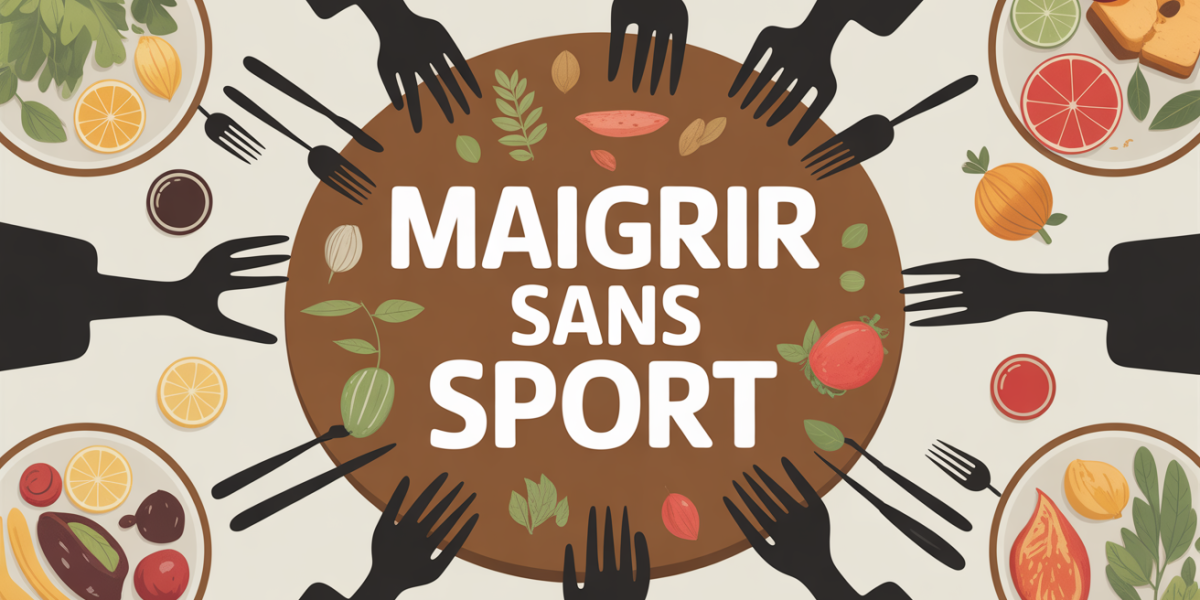assiette equilibree perte de poids sans sport