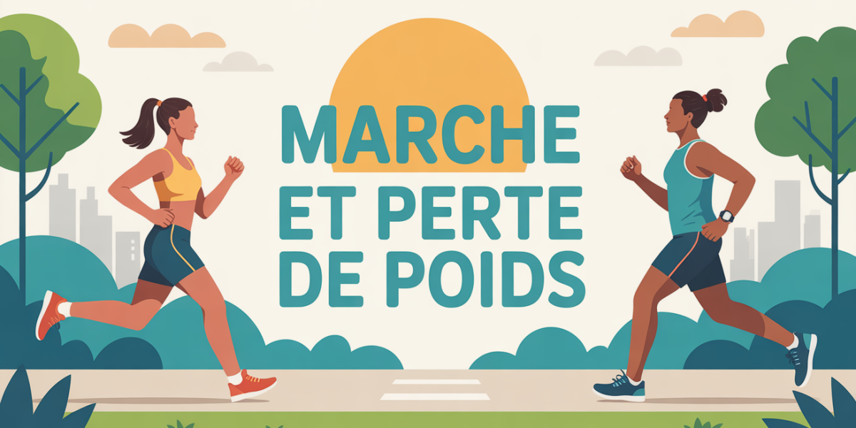image marche perte poids sentier urbain motivation