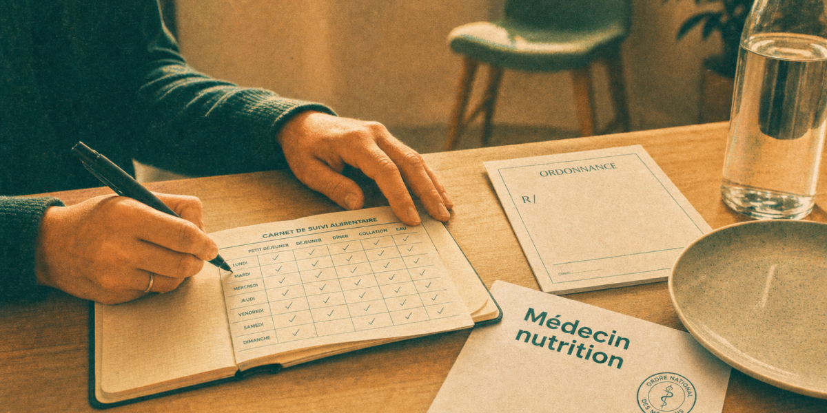 Différence médecin nutritionniste et diététicien nutritionniste : consultation et carnet alimentaire